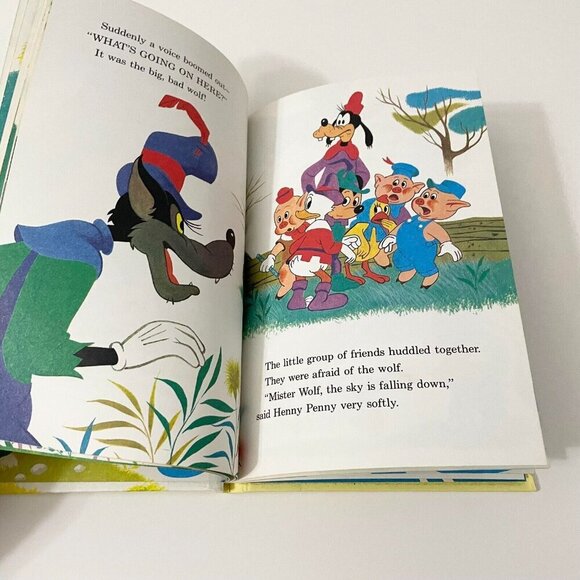 Vtg 1978 Disney Henny Penny and the Big Bad Wolf Wonderful World of Reading - Picture 16 of 16